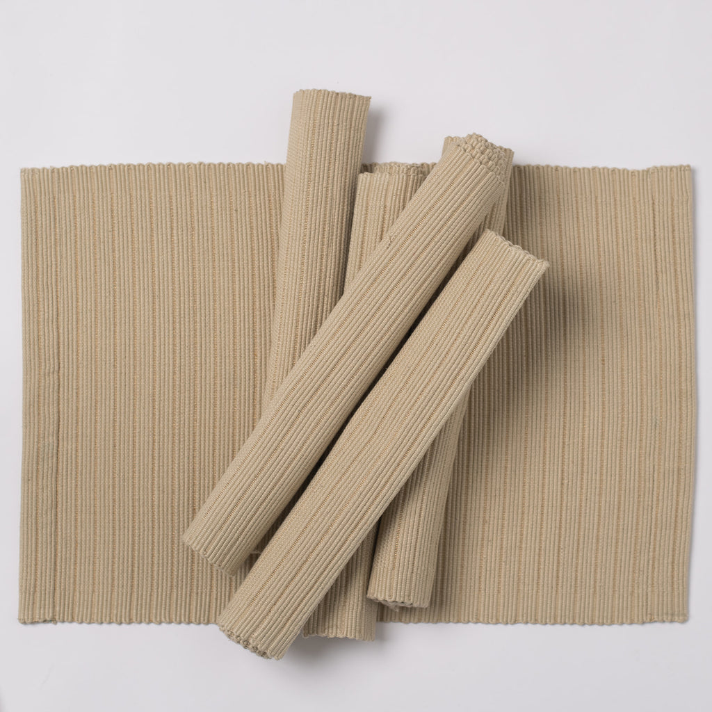 Placemats set of 6 - Beige