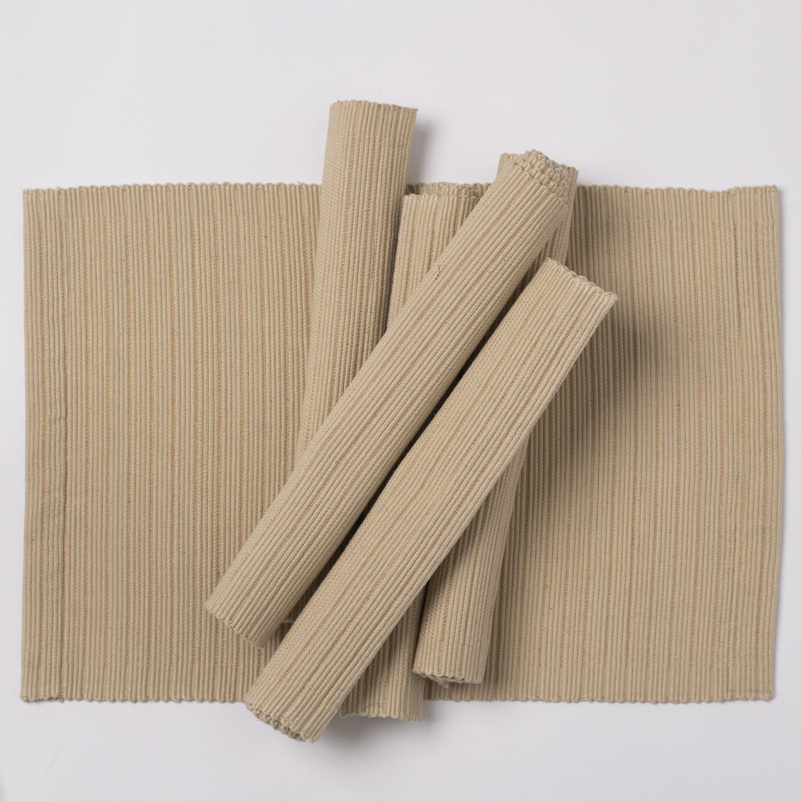 Placemats set of 6 - Beige