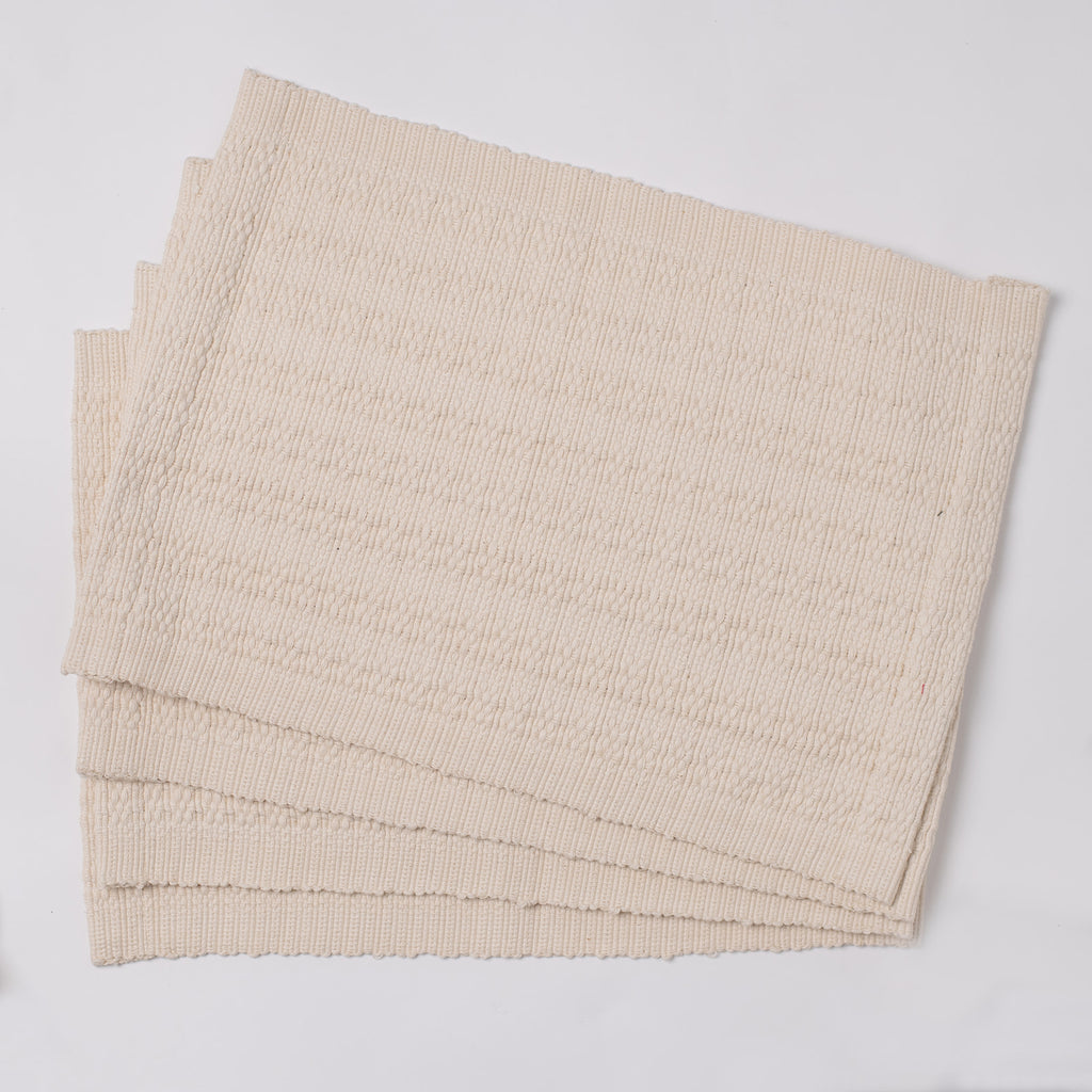 Placemats set of 4 - Ivory