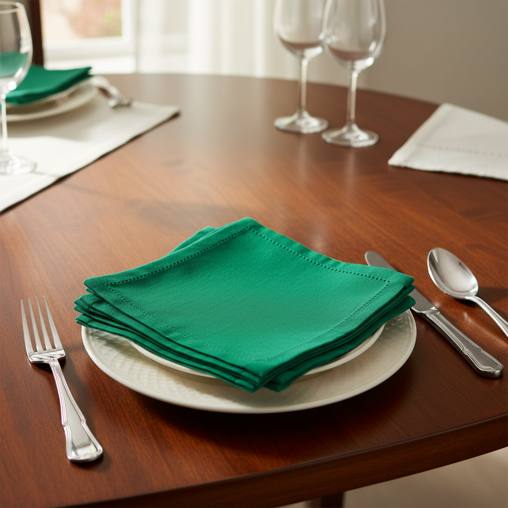 Napkins Set of 6 - Green
