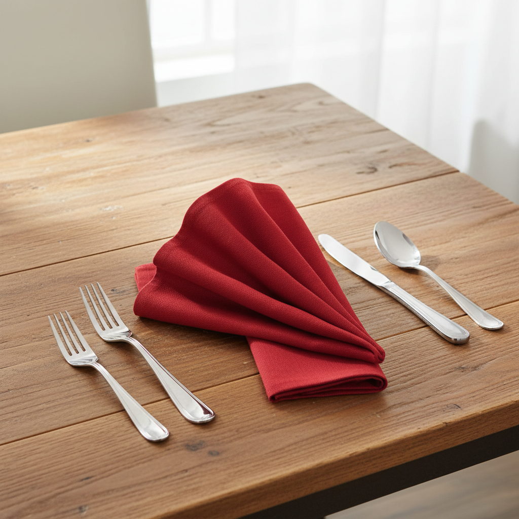 Napkins Set of 6 - Rust Red