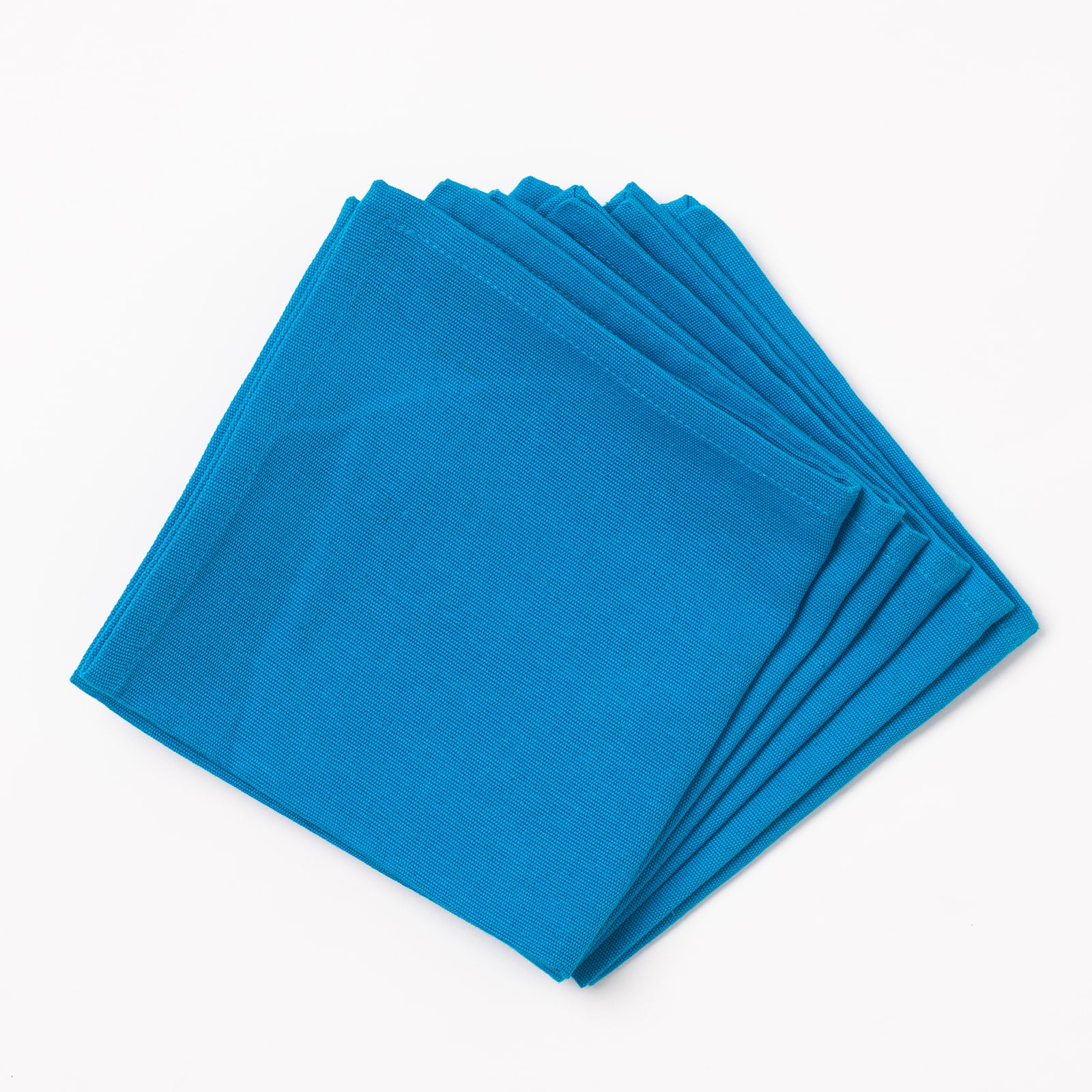 Napkins Set of 6 - Turquoise Shot Blue