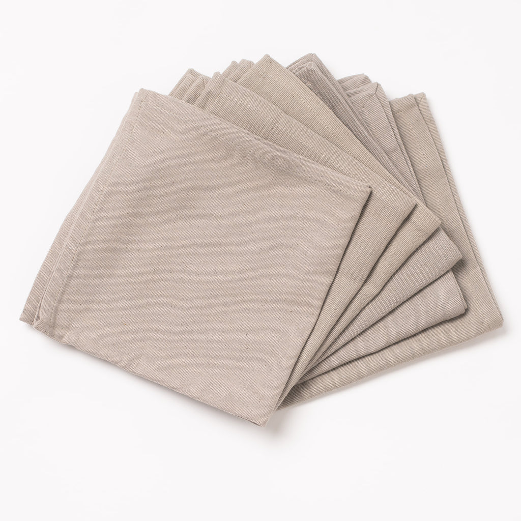 Napkins Set of 6 - Abalone Gray