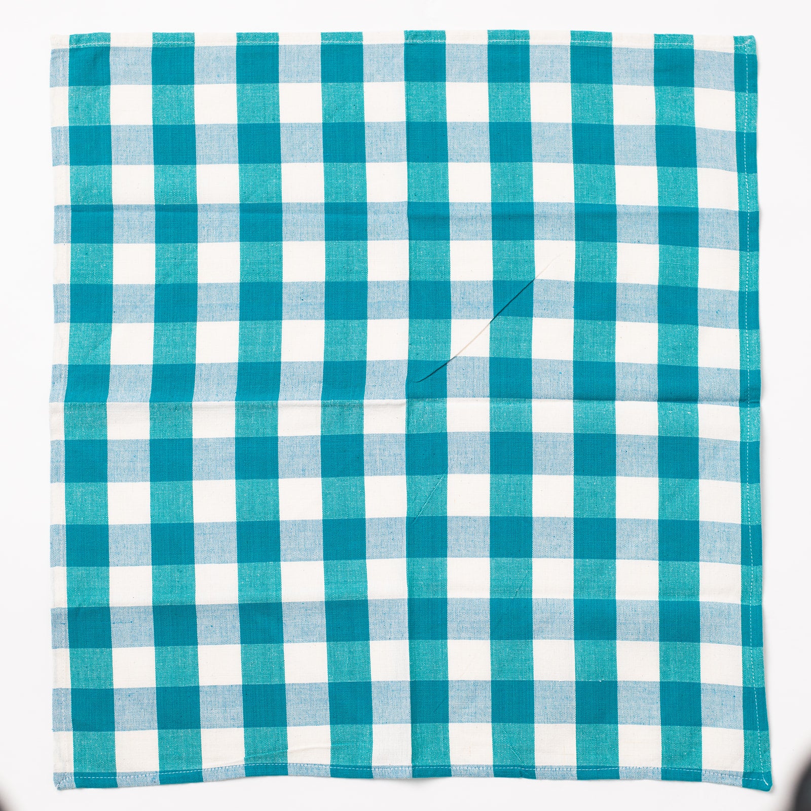 Napkins Set of 6 - Iris Blue & White Checkers