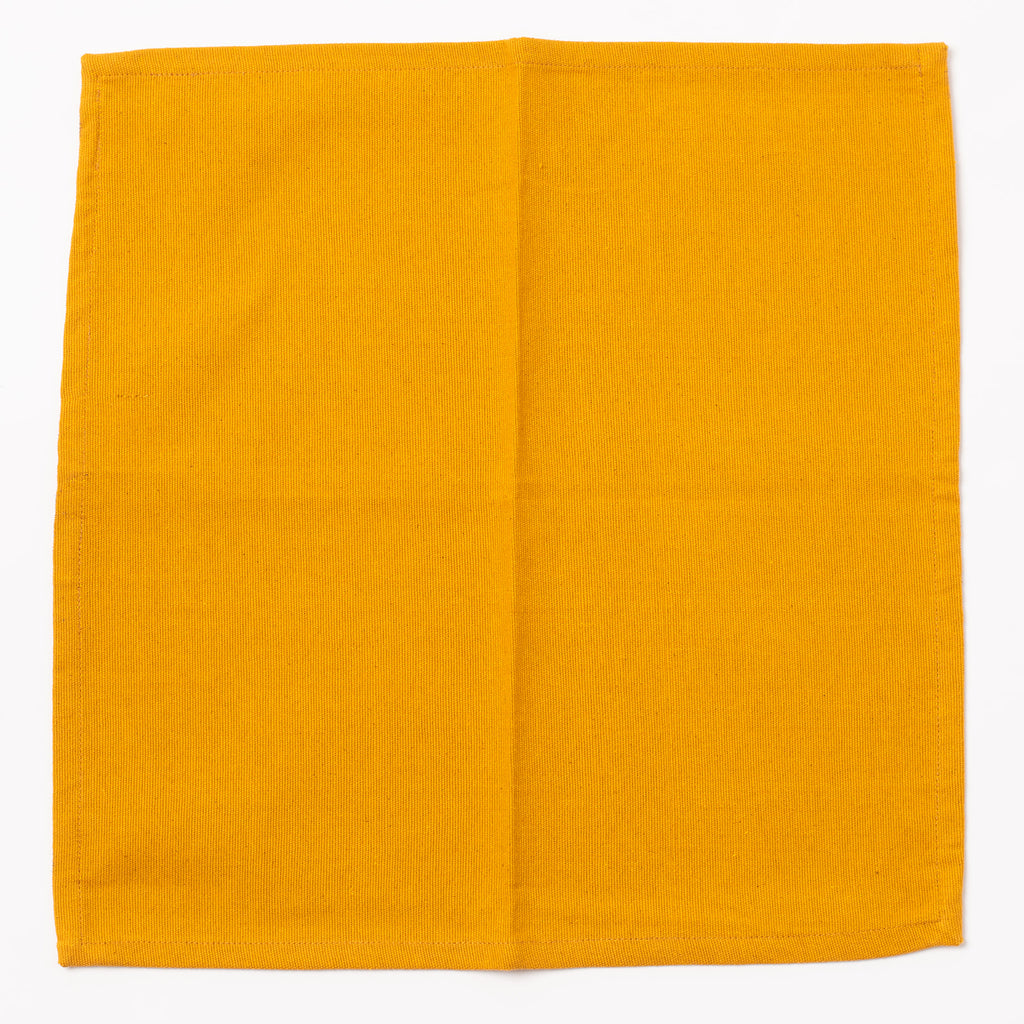 Napkins Set of 6 - Saffron Yellow