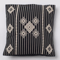 Dumbara Cushion Cover 16" x 16" - Black & White Diamonds