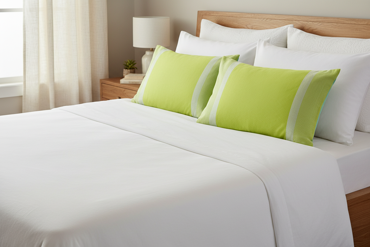 Pillowcases Set of 2 - Lime Green