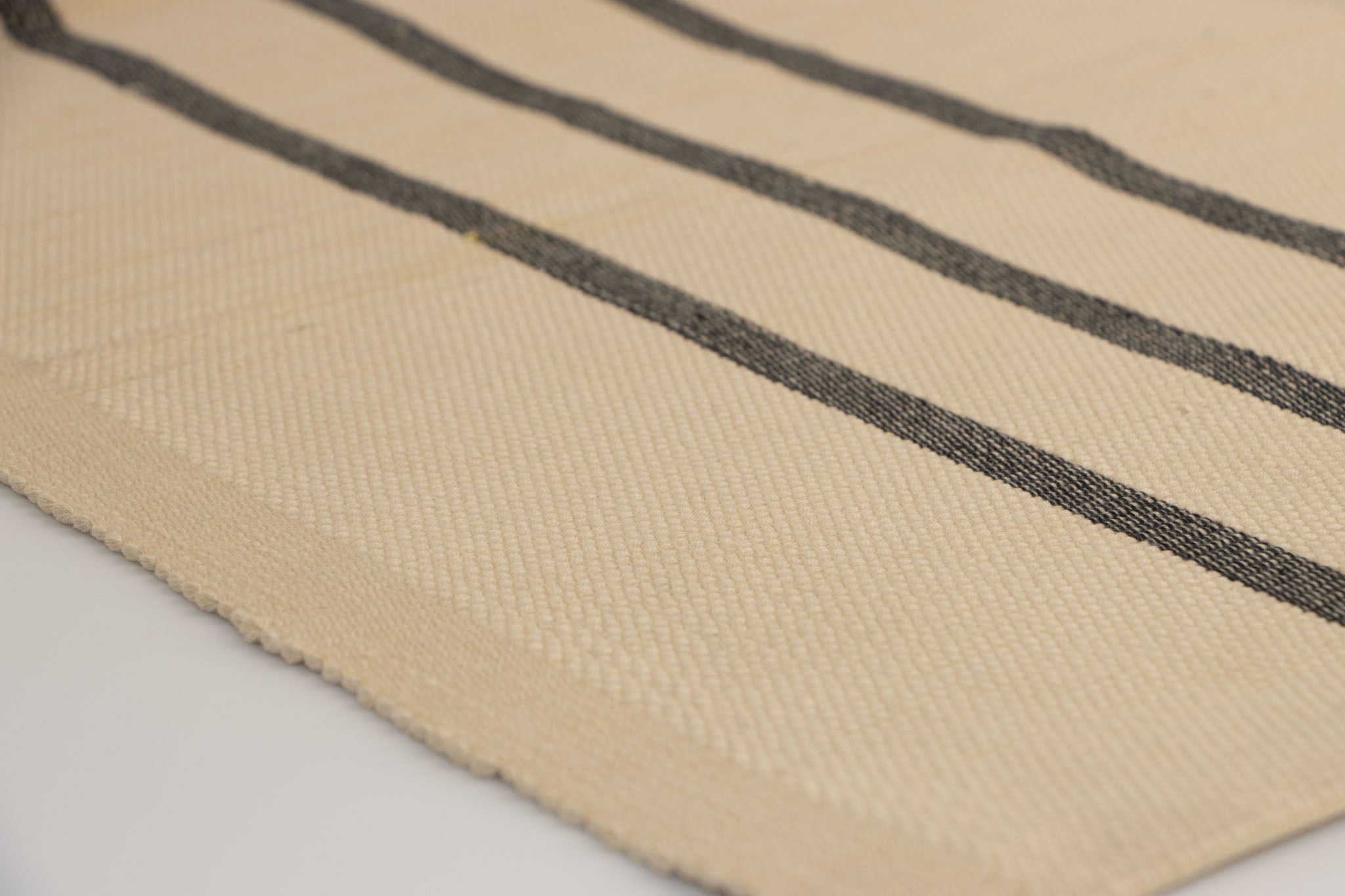 Charcoal Trio Ribbed Placemats set of 6