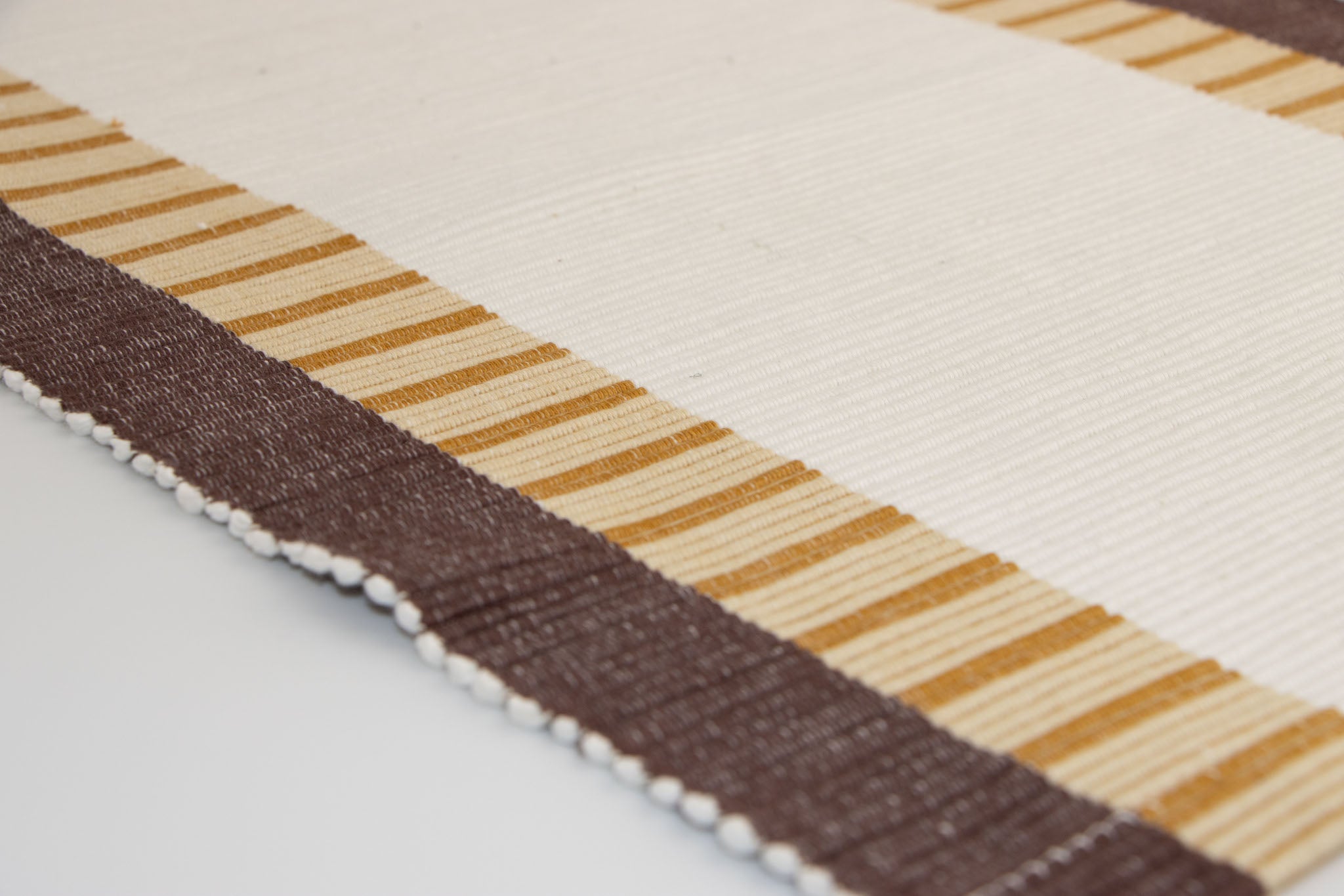 Ochre & Espresso Accent Placemats set of 6