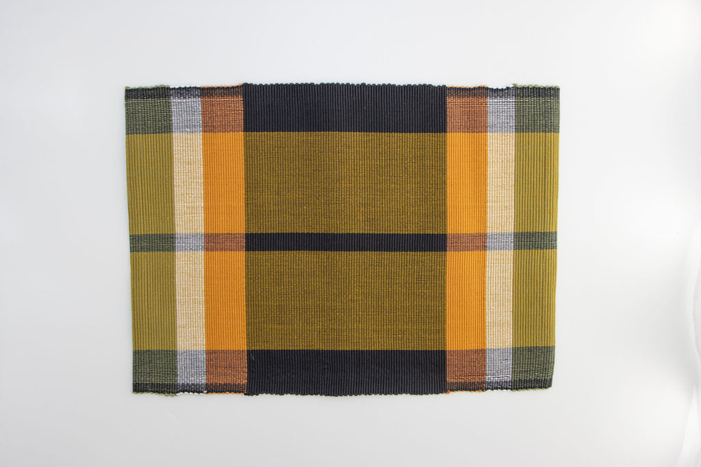Artisanal Color-Block Placemats set of 6