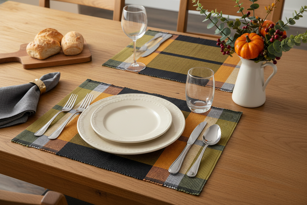 Artisanal Color-Block Placemats set of 6