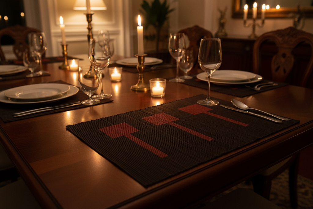Modern Geometric Placemats set of 6