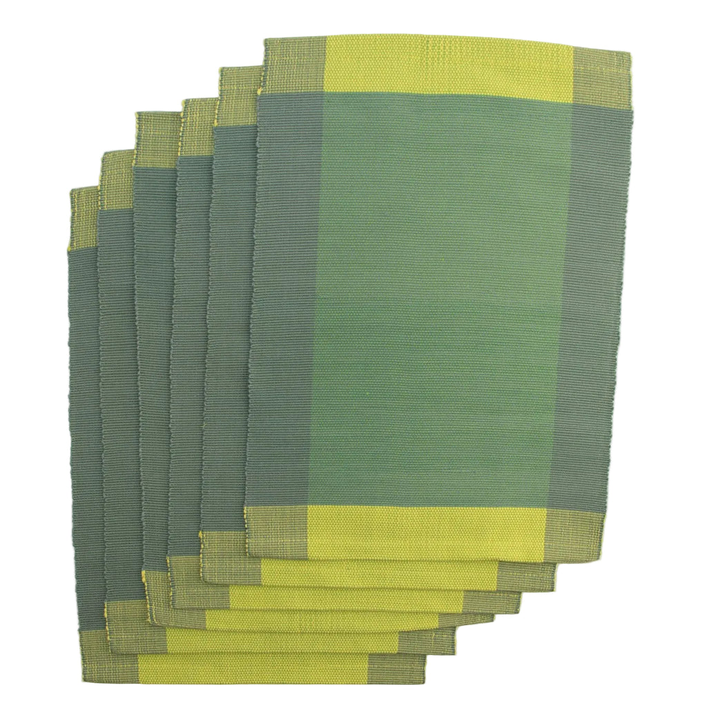 Citrus Grove Frame Placemats set of 6