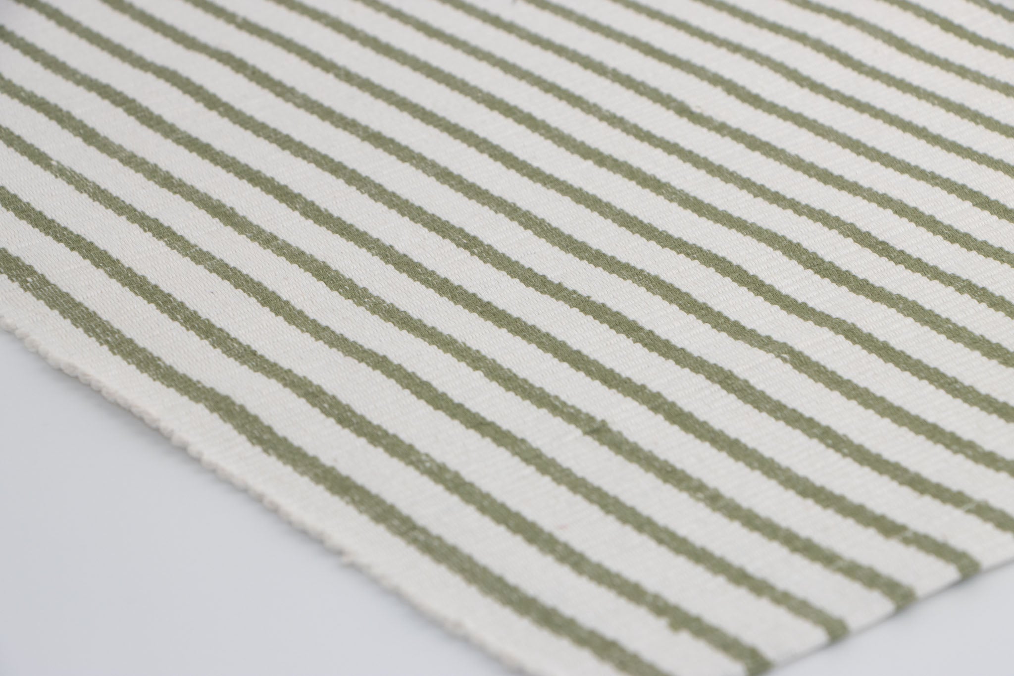 Sage Stripe Woven Placemats set of 6