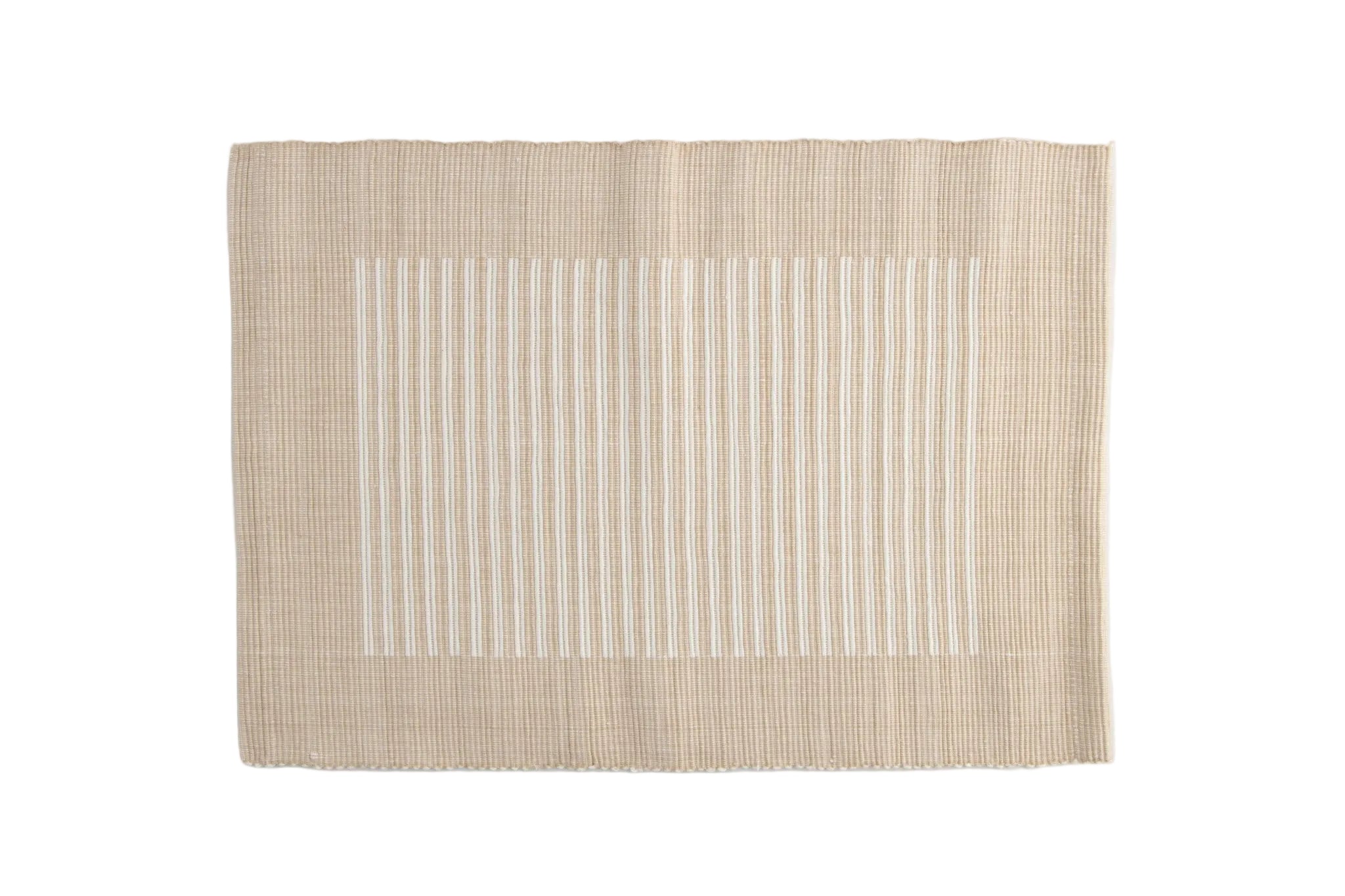 Serene Sand Pinstripe Placemats set of 6