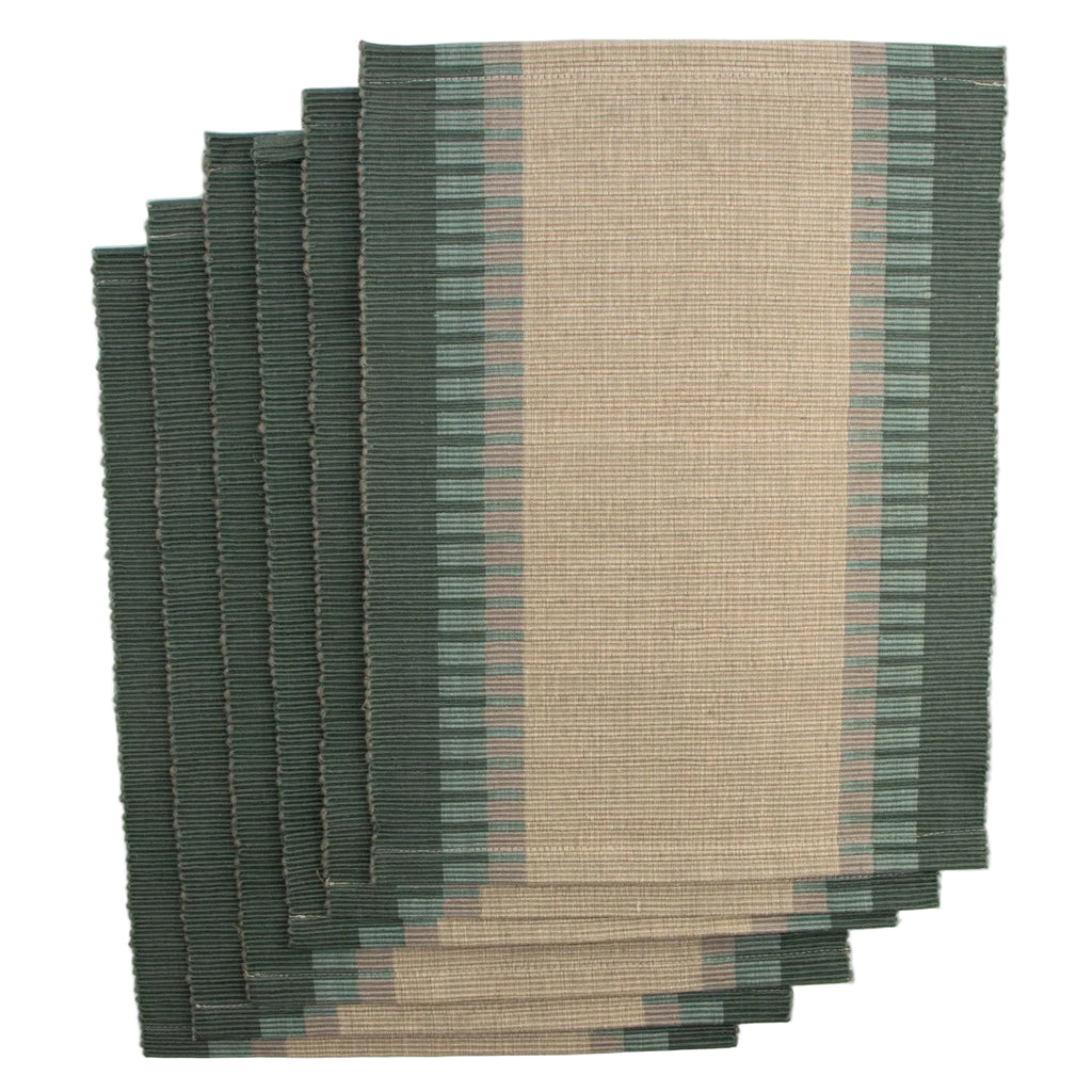 Forest & Sand Mosaic Placemats set of 6