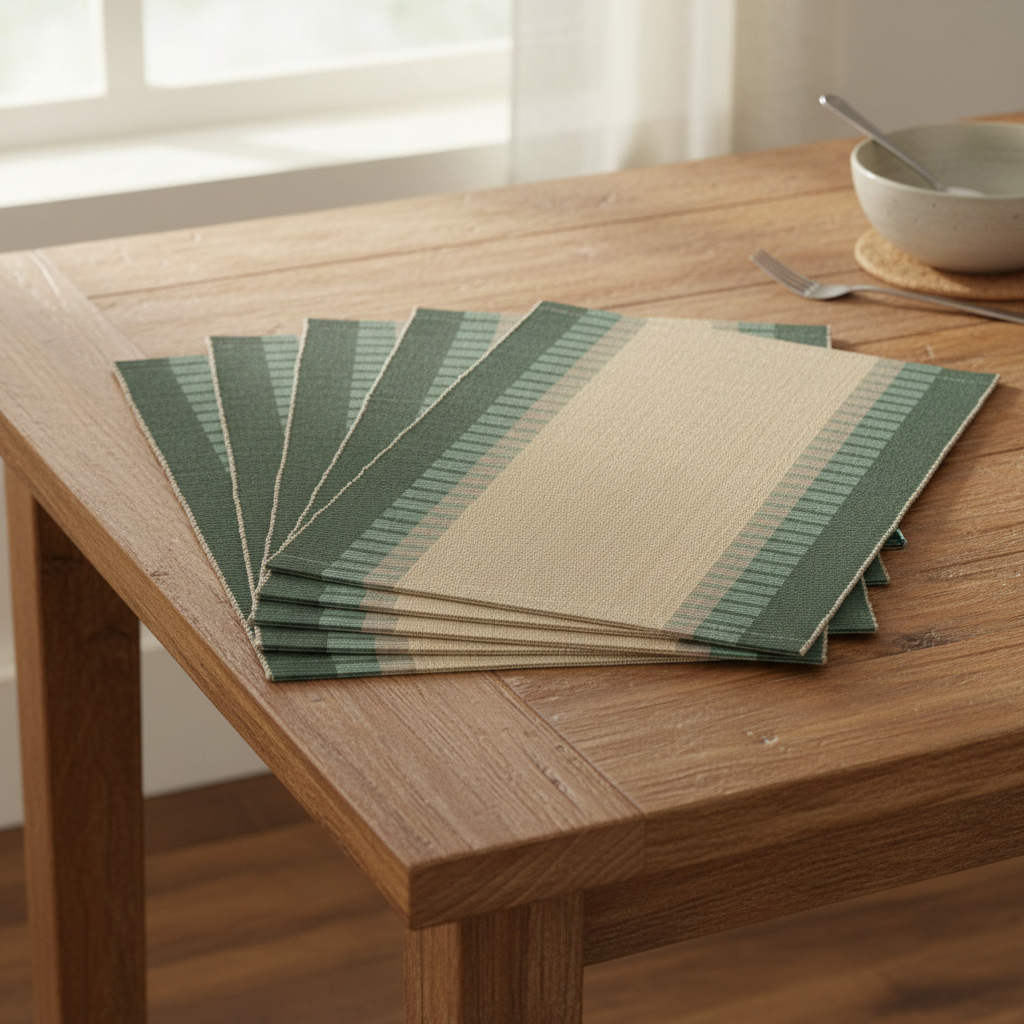 Forest & Sand Mosaic Placemats set of 6