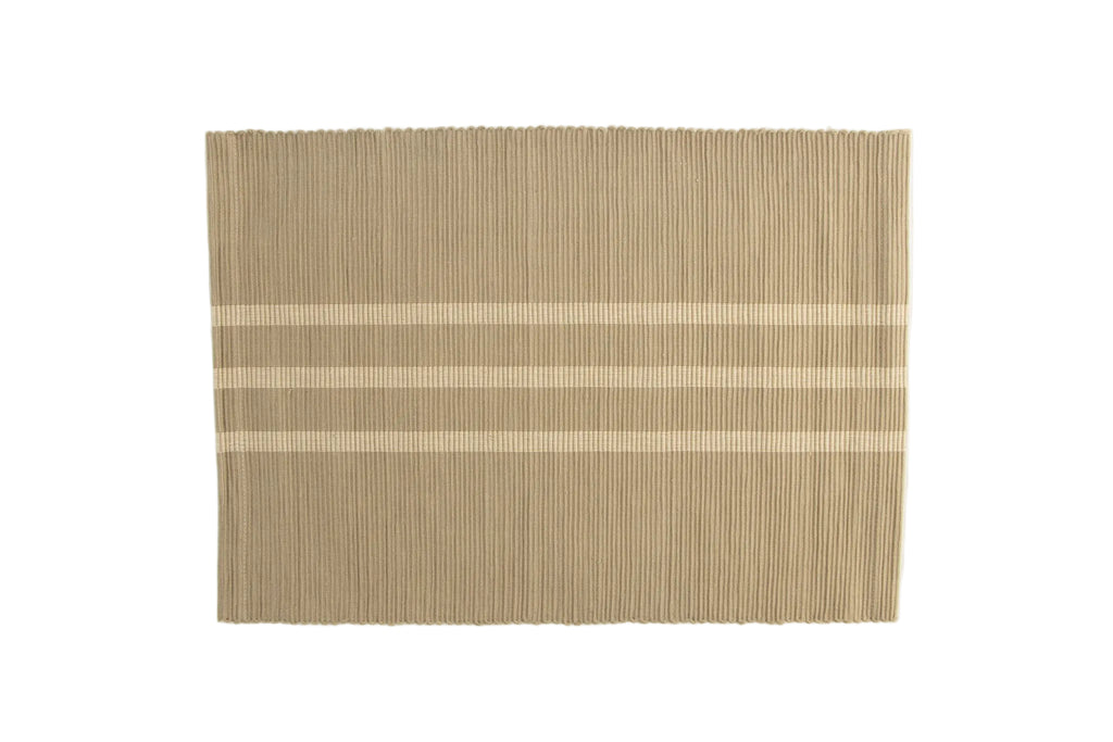 Earth-Toned Linear Harmony Placemats set of 6